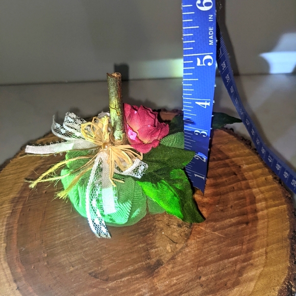 Fabric Pumpkin / Boho Chic Pumpkin / Cottagecore Decor / Fall Decor - Picture 6 of 7